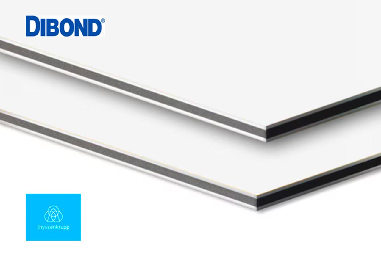 Aluminio Composite Dibond blanco