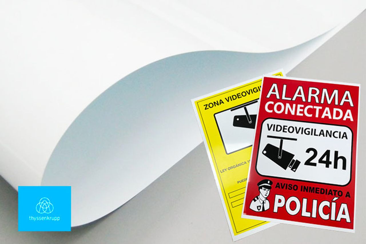 Lámina PVC Glasspack blanco