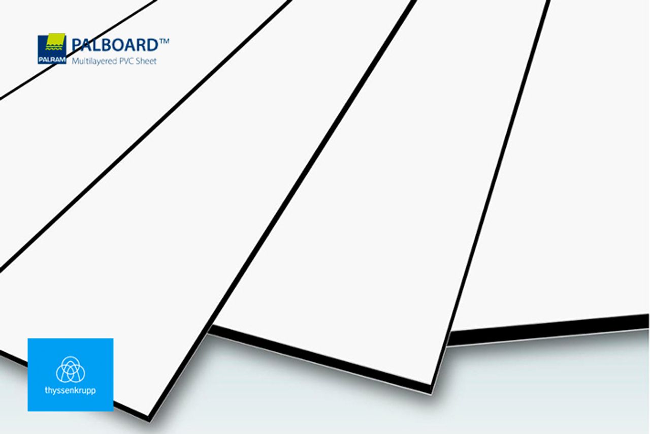 Palboard blanco/negro/blanco 3mm