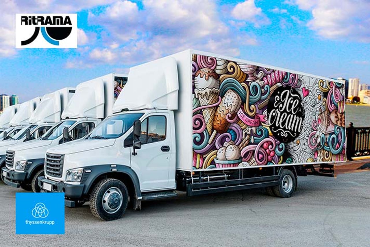 Vinilo RITRAMA Ri-Jet P75 Óptima Brillo + Laminado Óptima Brillo 
