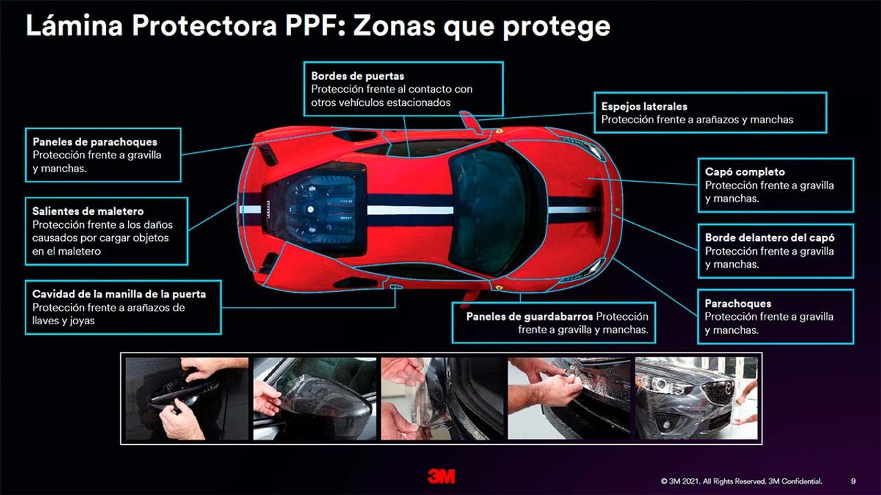 Lámina protectora PPF 3M