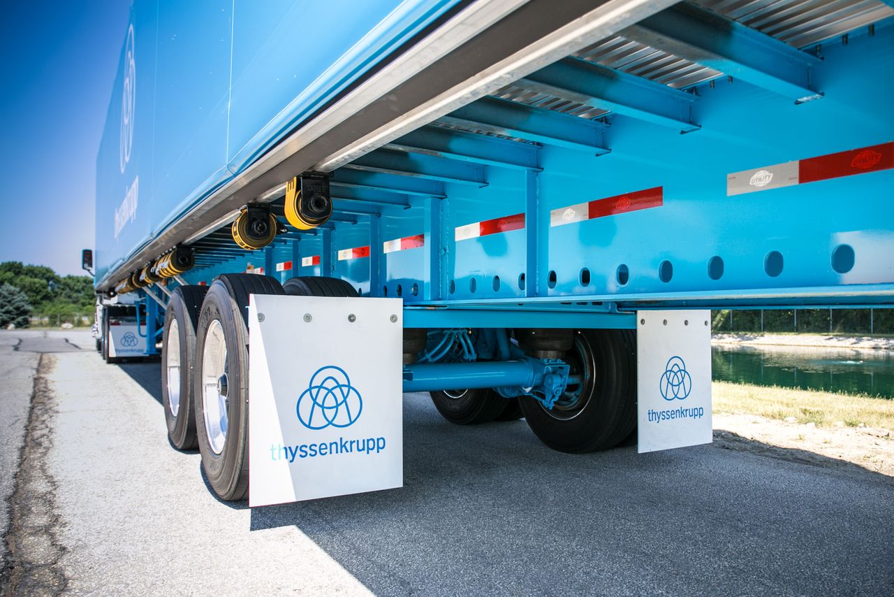 thyssenkrupp Supply Chain Services Transportation Logistics Asset truck