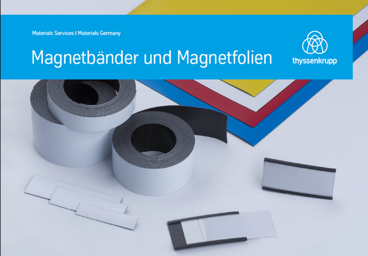 Magnetbänder und Magnetfolien, thyssenkrupp Magnettechnik