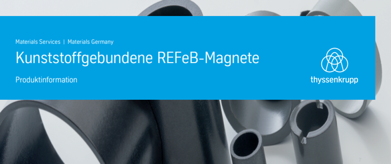 Kunststoffgebundene Neodym-Eisen-Bor-Magnete
