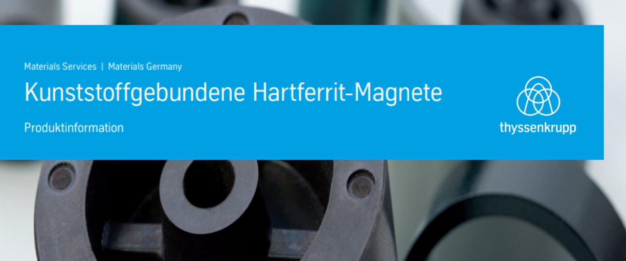 Kunststoffgebundene Hartferrit-Magnete