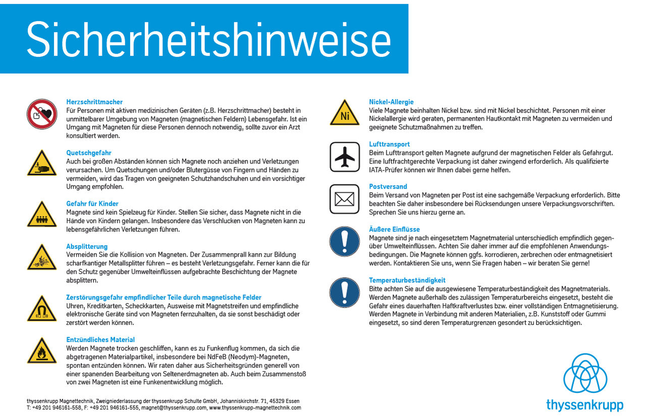 Sicherheitshinweise