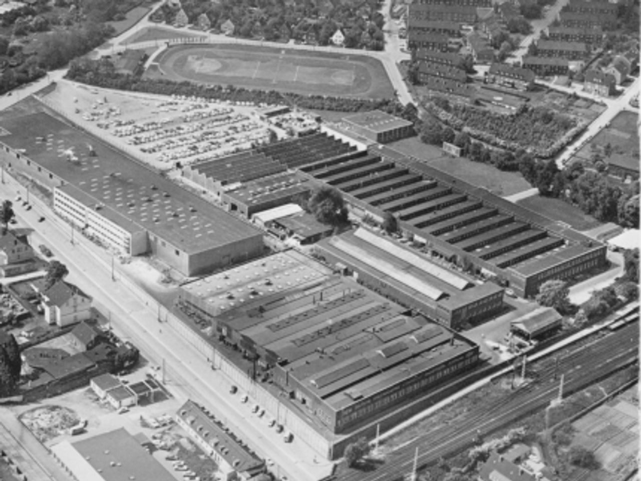Aerial photograph Dortmund Deutsche Edelstahlwerke