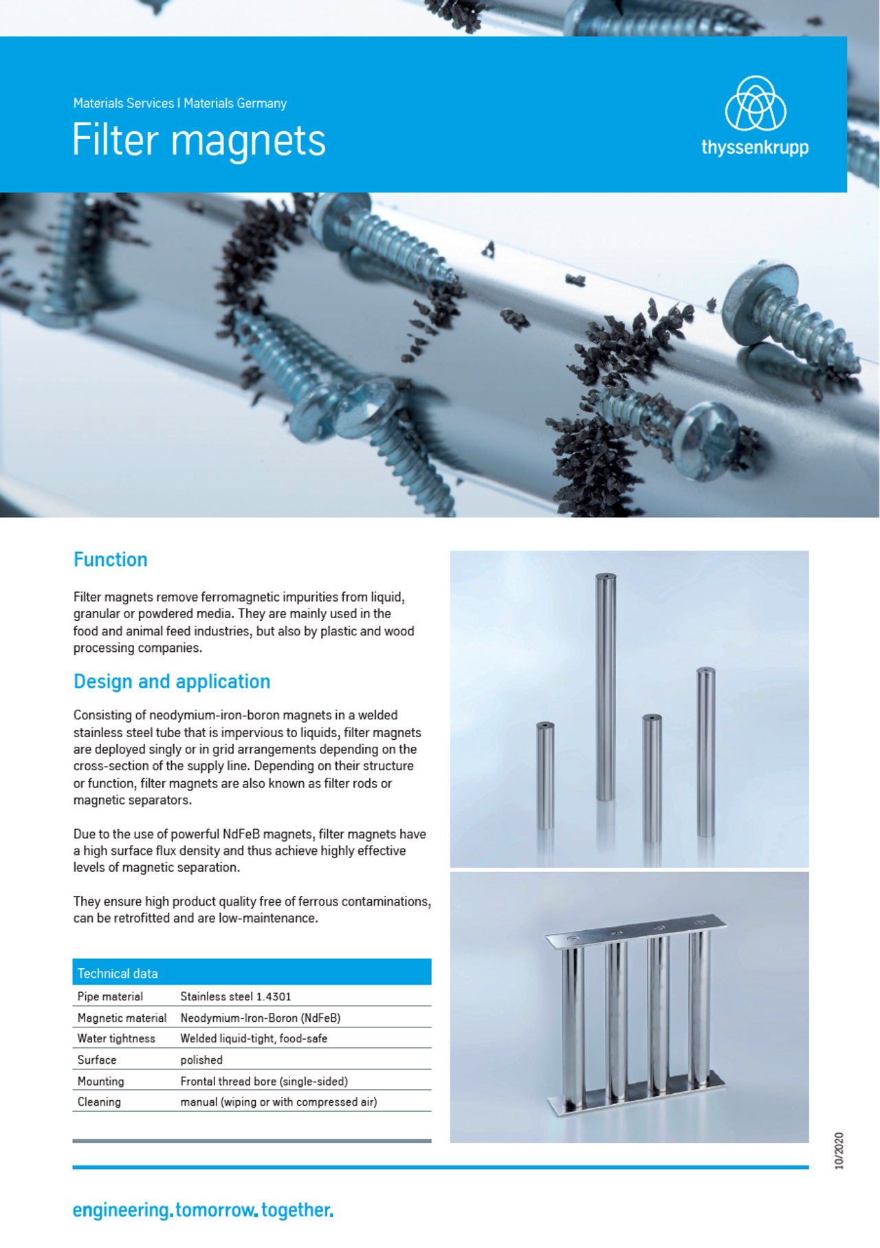 Product information filter magnets