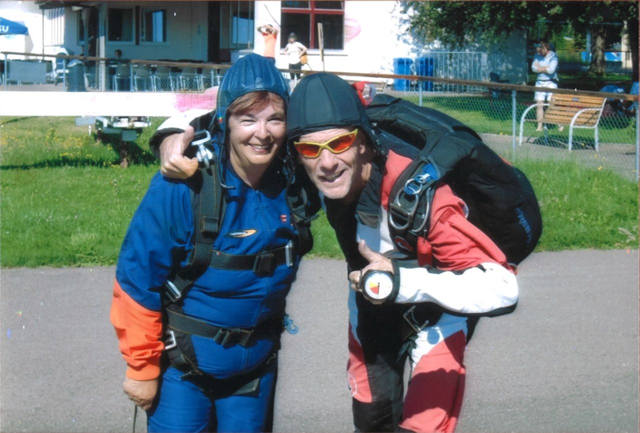 Berti Menz erfüllt sich ihren grossen Traum vom Fliegen