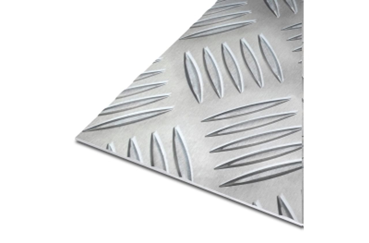 Aluminium Riffelblech Quintett