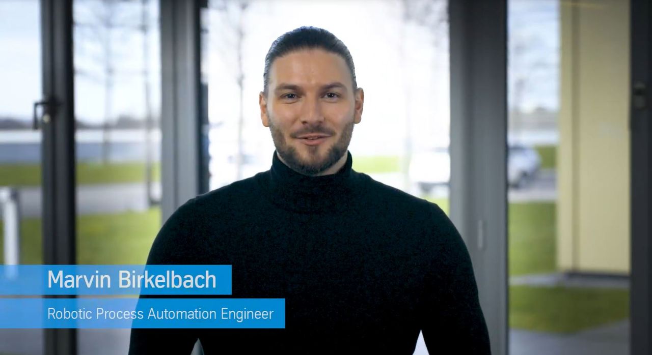 Video mit Marvin Birkelbach zu Robotic Process Automation 