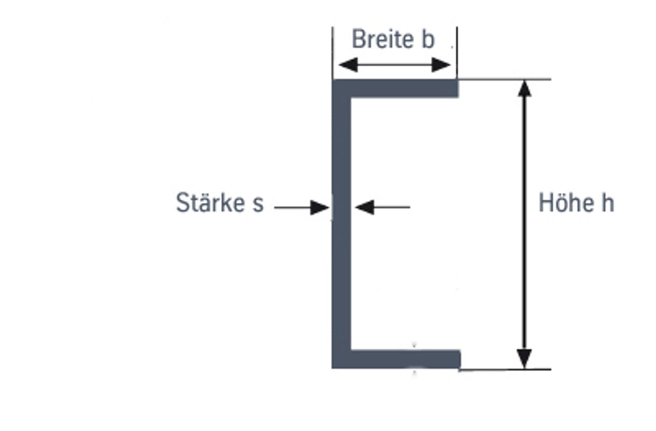 Aluminium U-Profil