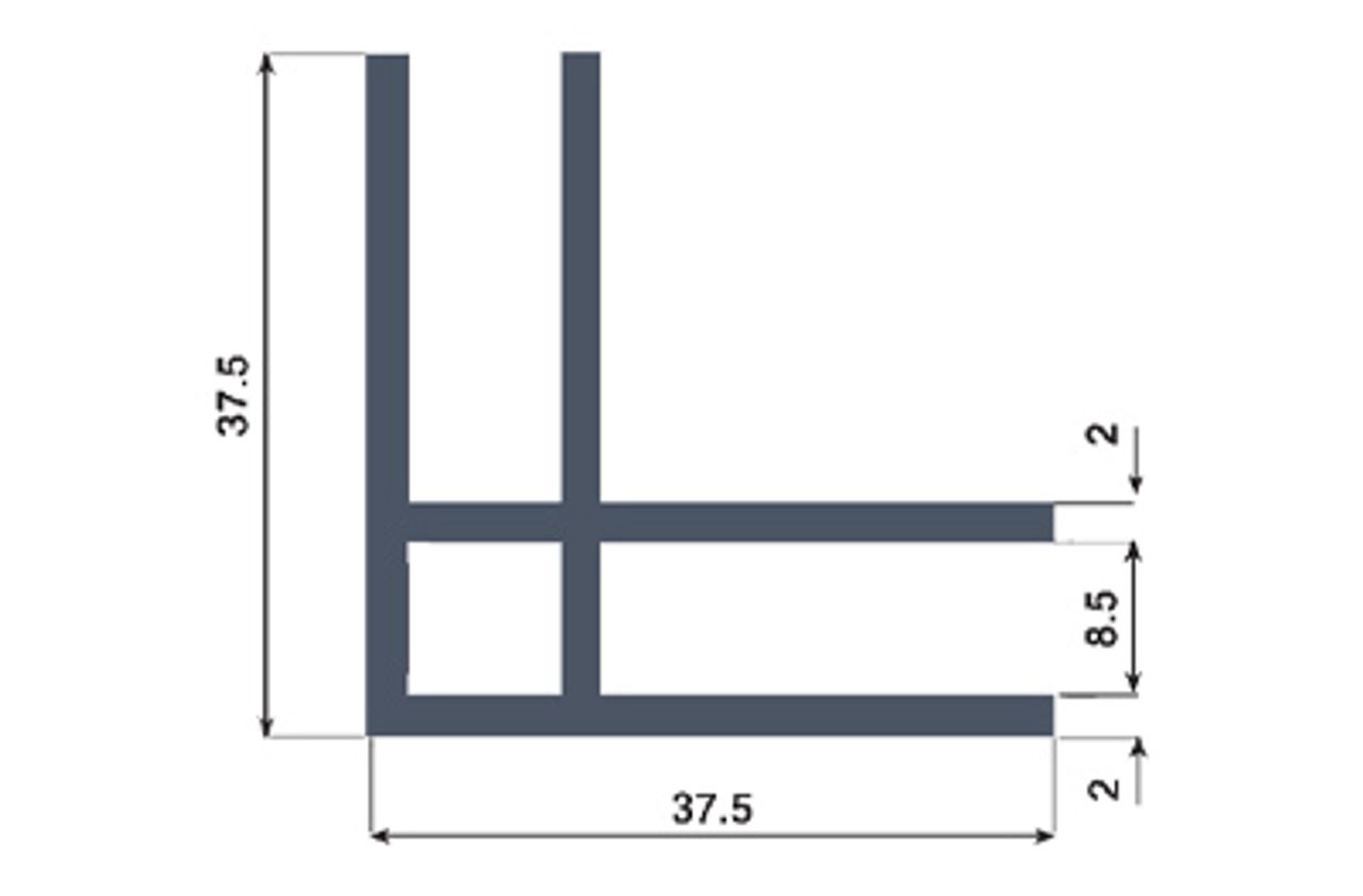 Aluminium Eckprofil TS36