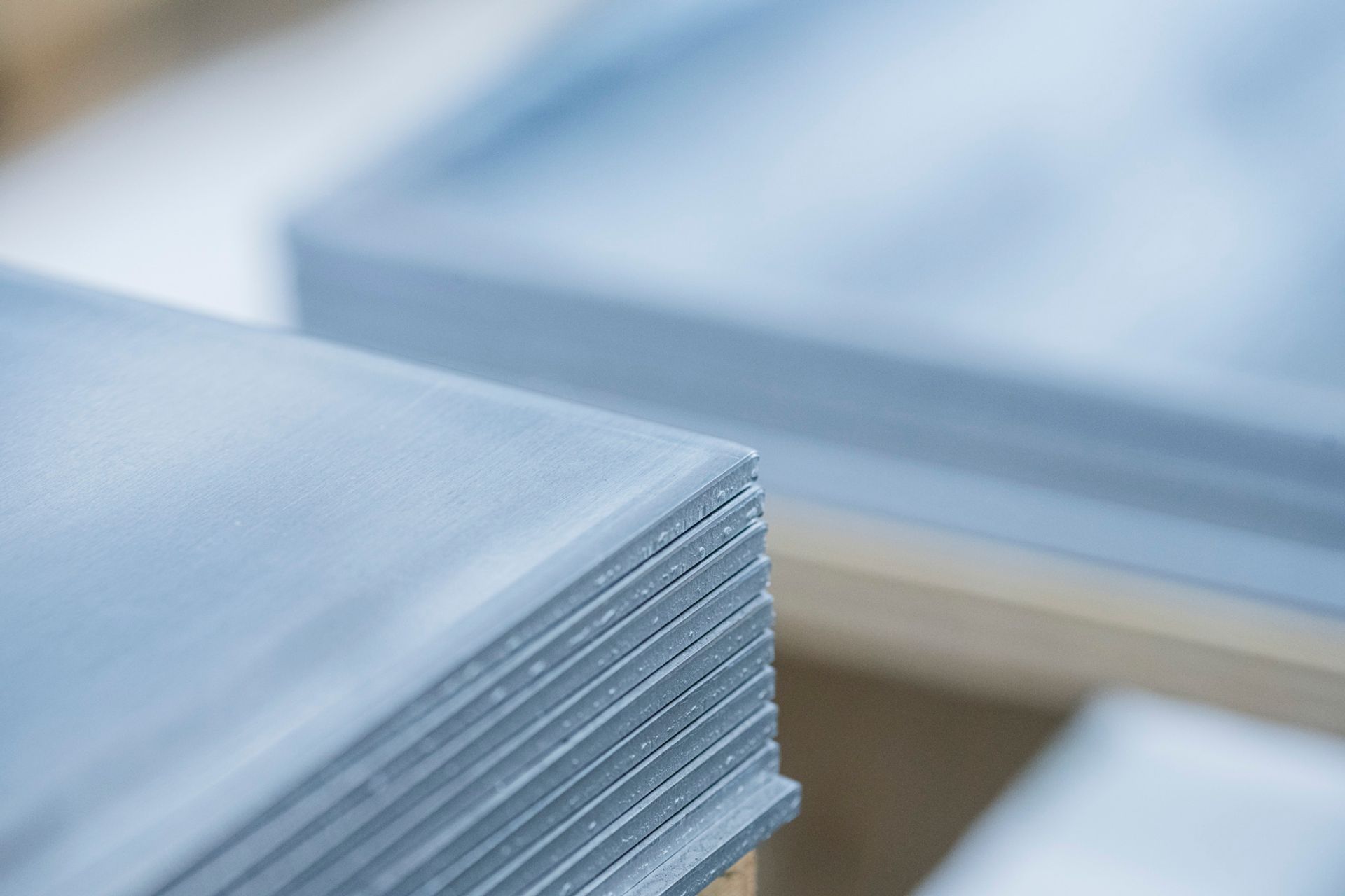 Aluminium Bleche ohne Papier