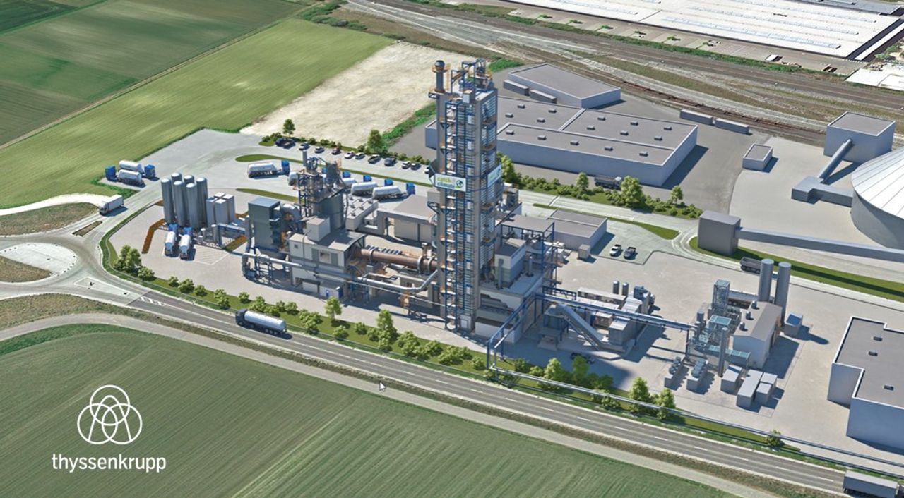 thyssenkrupp animation CI4C plant