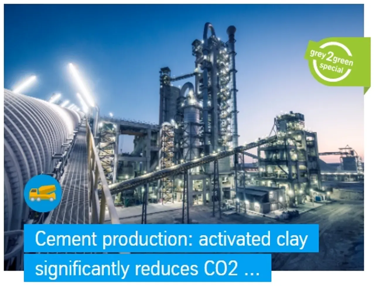 Cement production and CO2 reduction