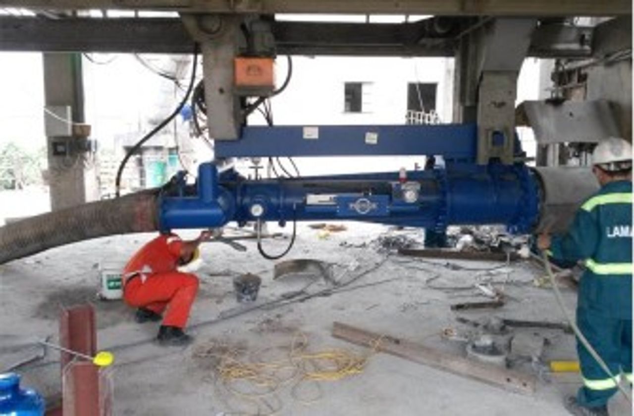 polflame burner Vissai cement