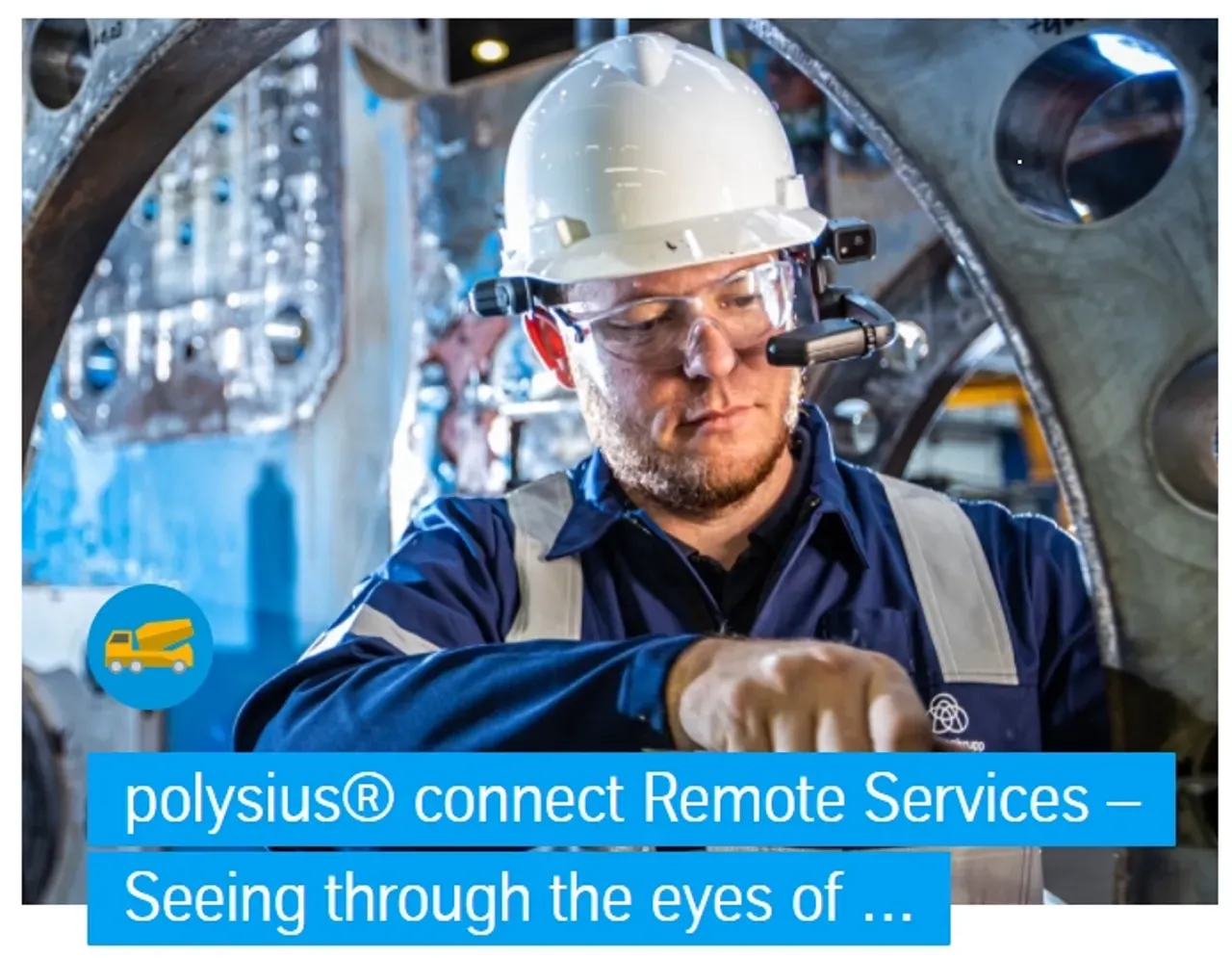 Remote Service - Seeing through the eyes of our experts via data glasses