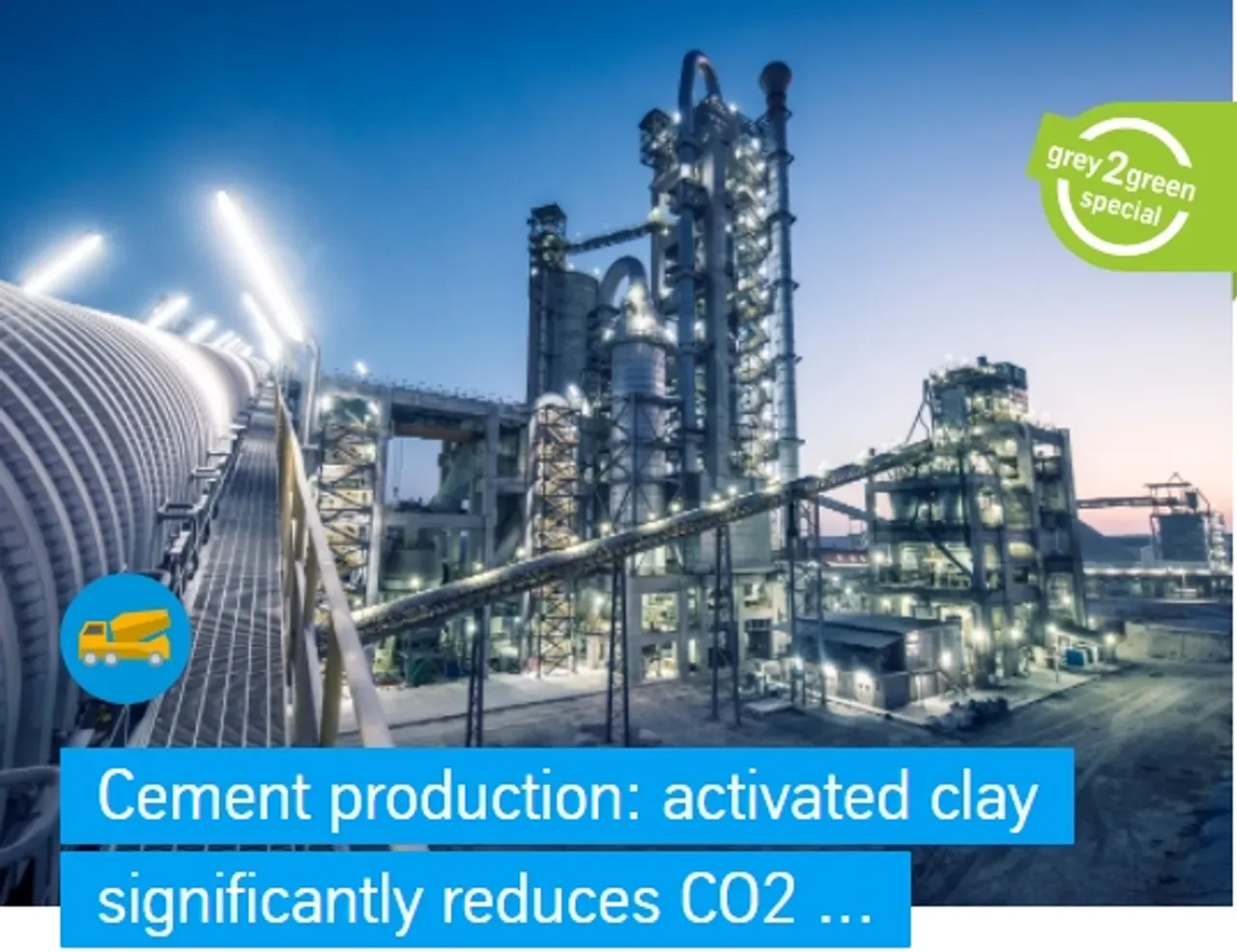 Cement production and CO2 reduction