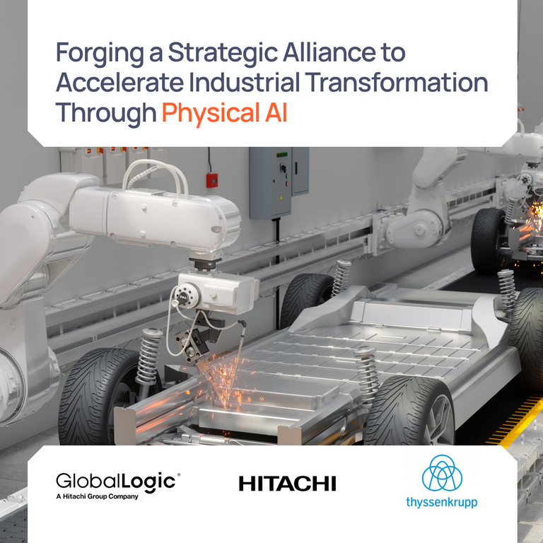 thyssenkrupp und GlobalLogic formen strategische Allianz und treiben mit physischer KI den industriellen Wandel voran