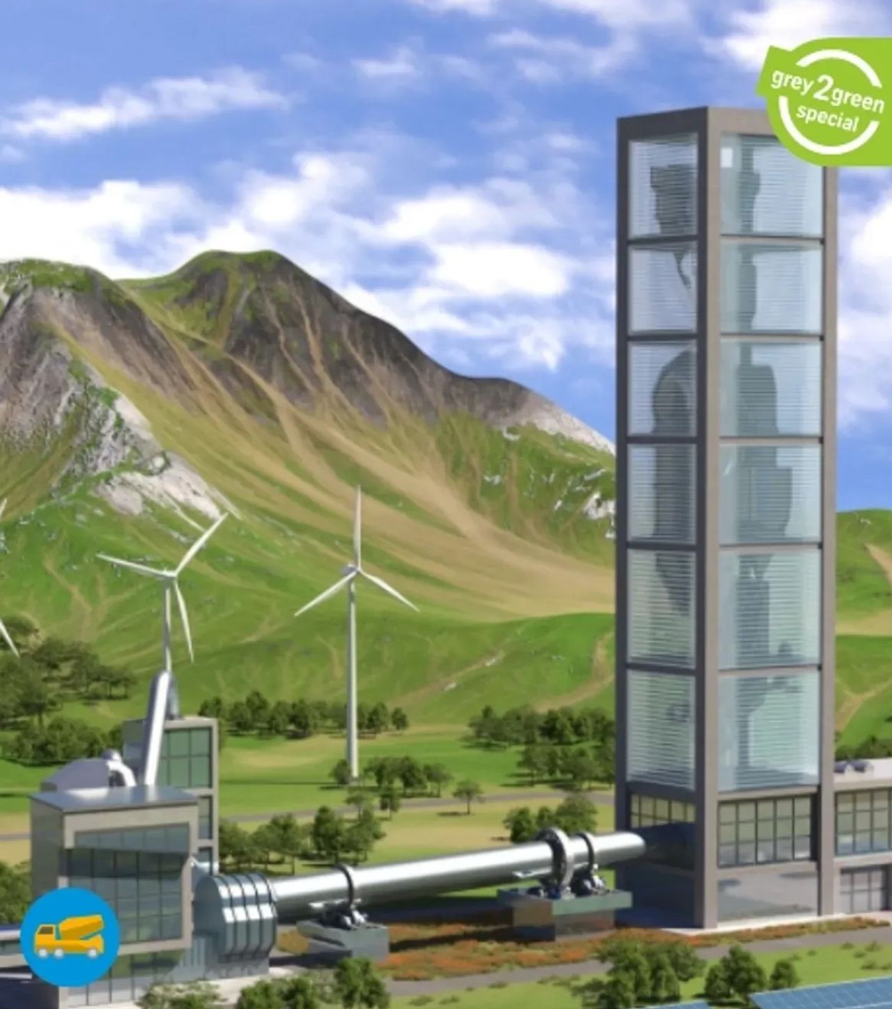 Dekarbonisierung der Zementproduktion durch polysius® pure oxyfuel 