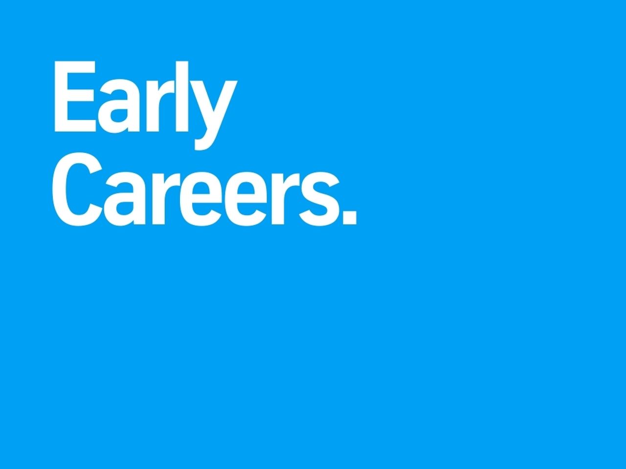 Visual zur Vorstellung der Kategorieseite "early careers".