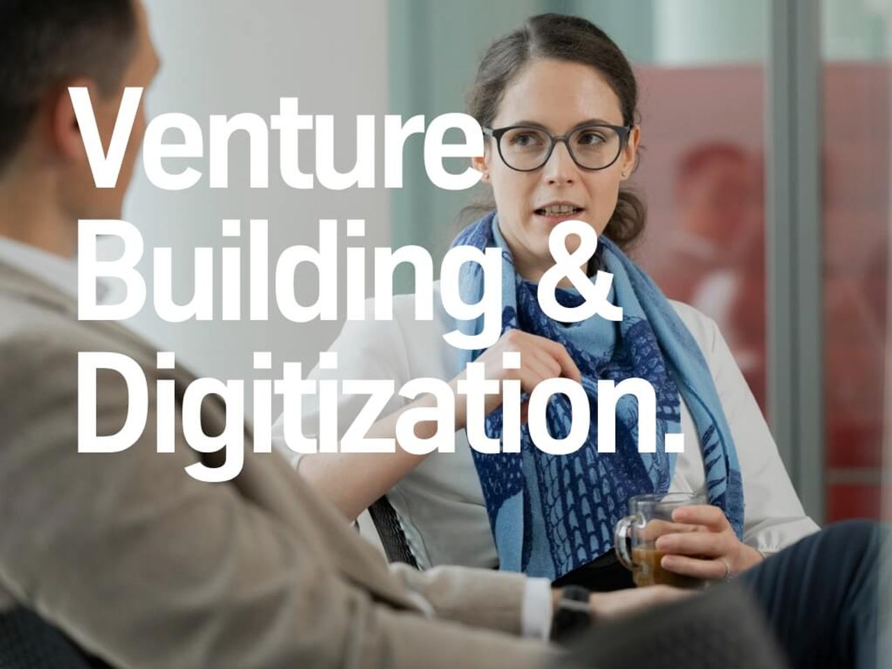 Visual zur Vorstellung der Kategorieseite "Venture Building & Digitization".