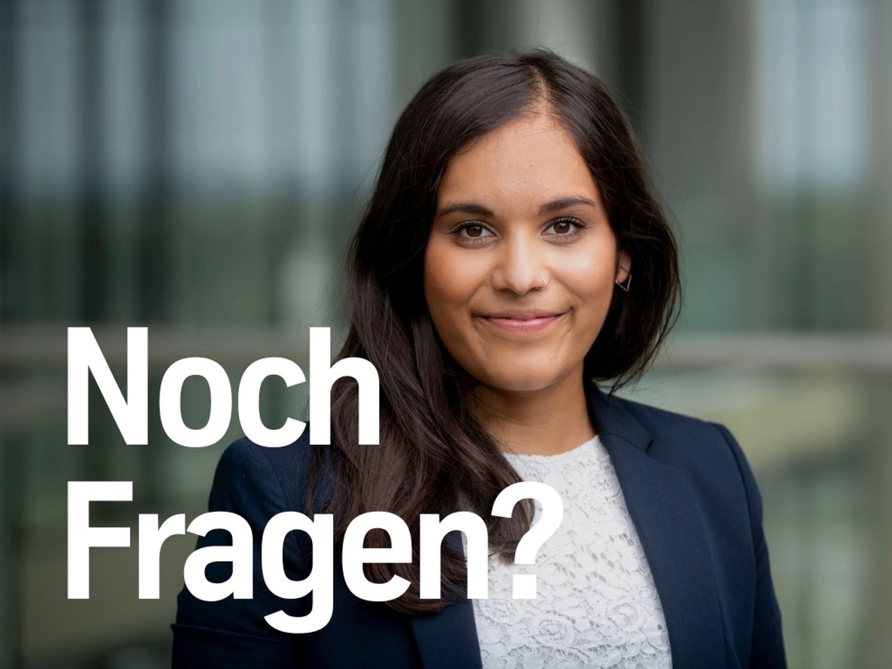 Visual zur Vorstellung der Möglichkeit mit dem Talent Acquisition Team in Kontakt zu treten. 