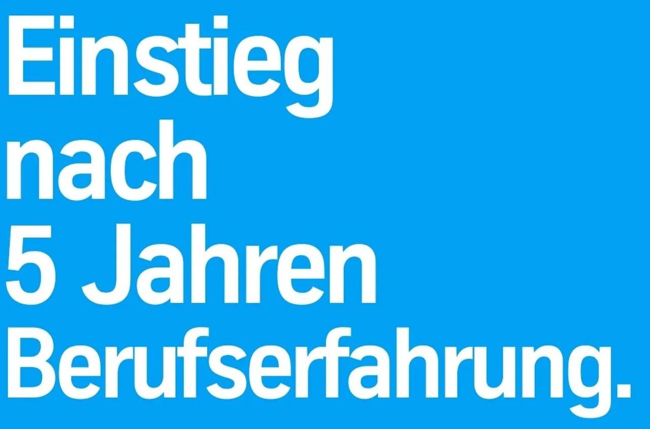 Visual zur Vorstellung Inhalts zum Thema "Einstieg nach 5 Jahren Berufserfahrung".