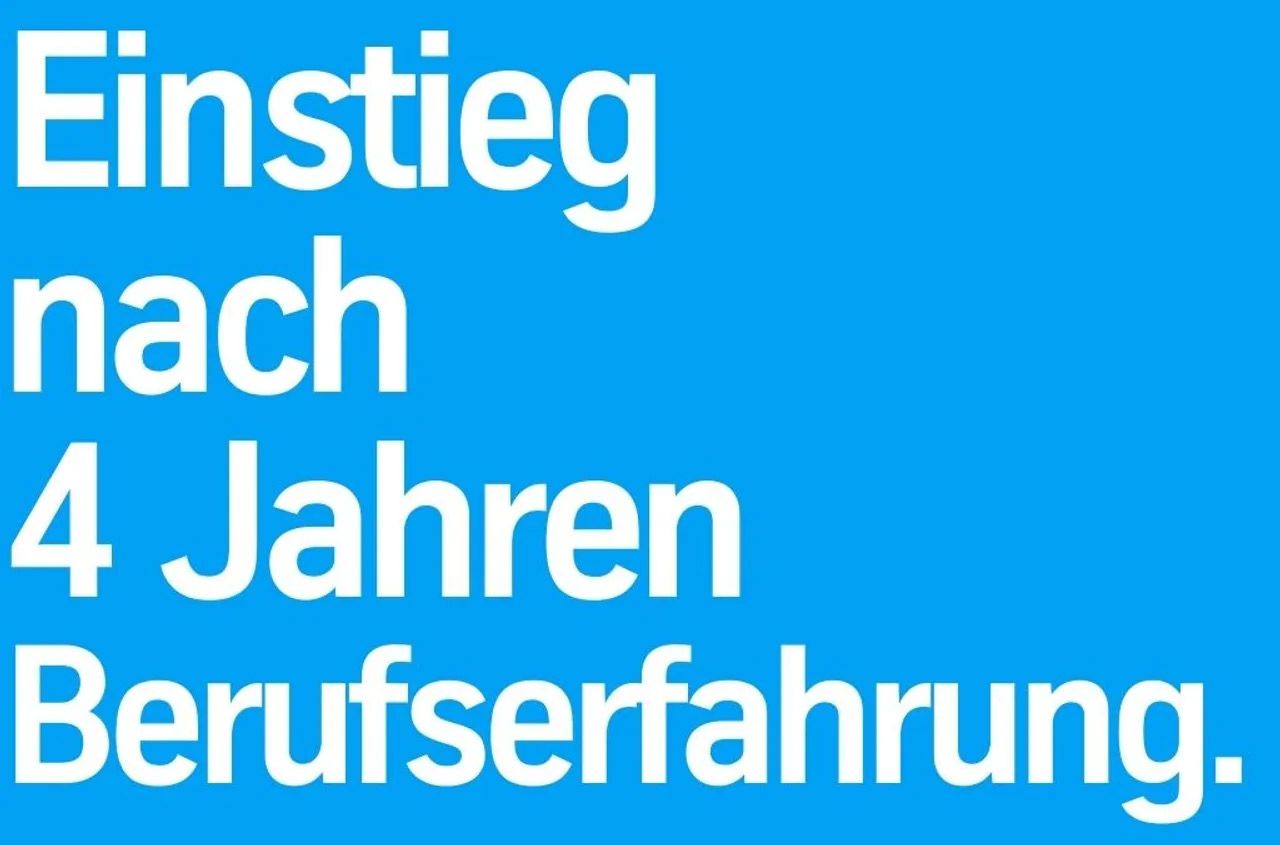 Visual zur Vorstellung Inhalts zum Thema "Einstieg nach 4 Jahren Berufserfahrung".