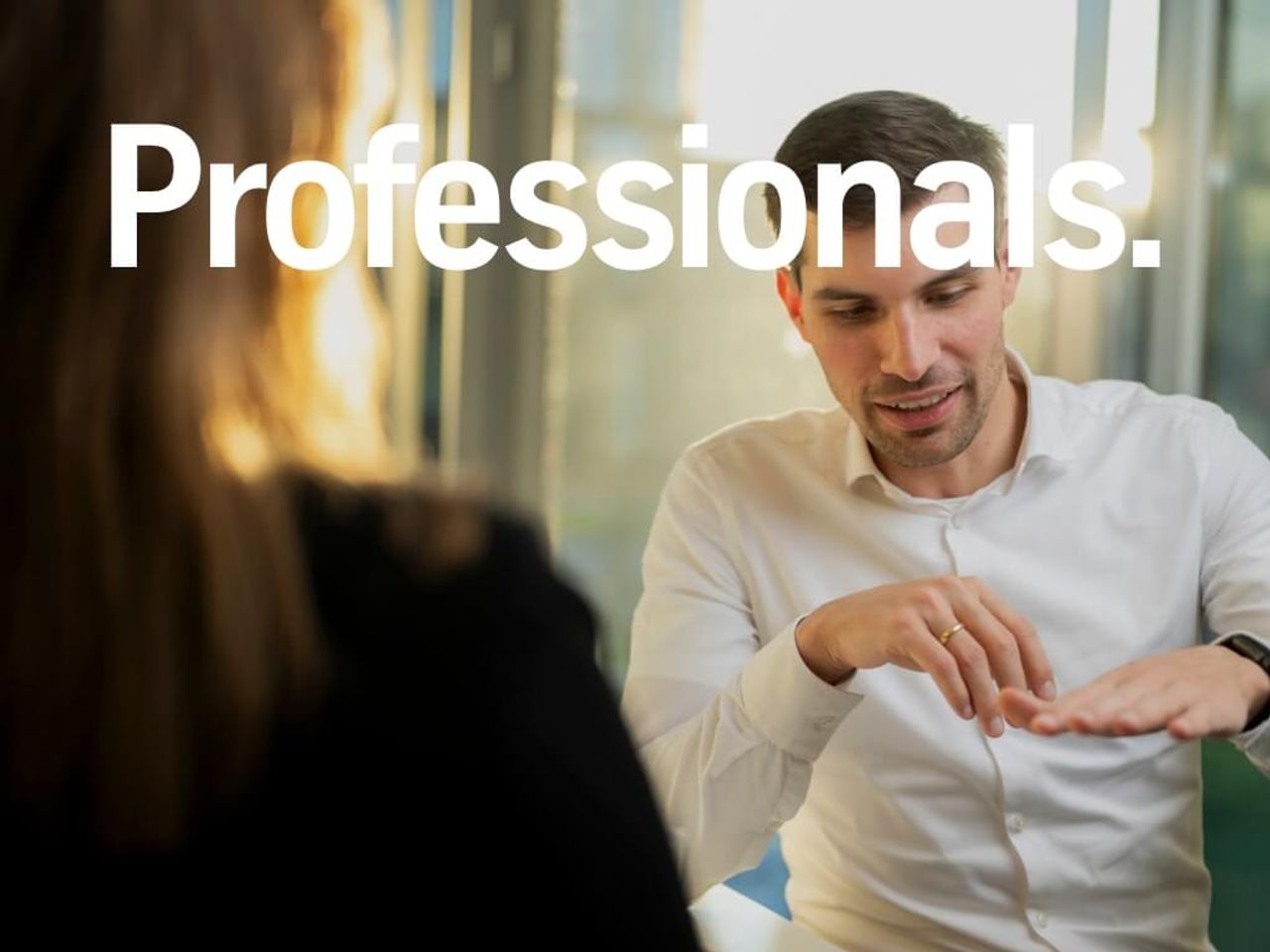 Visual zur Vorstellung der Kategorieseite "professionals".