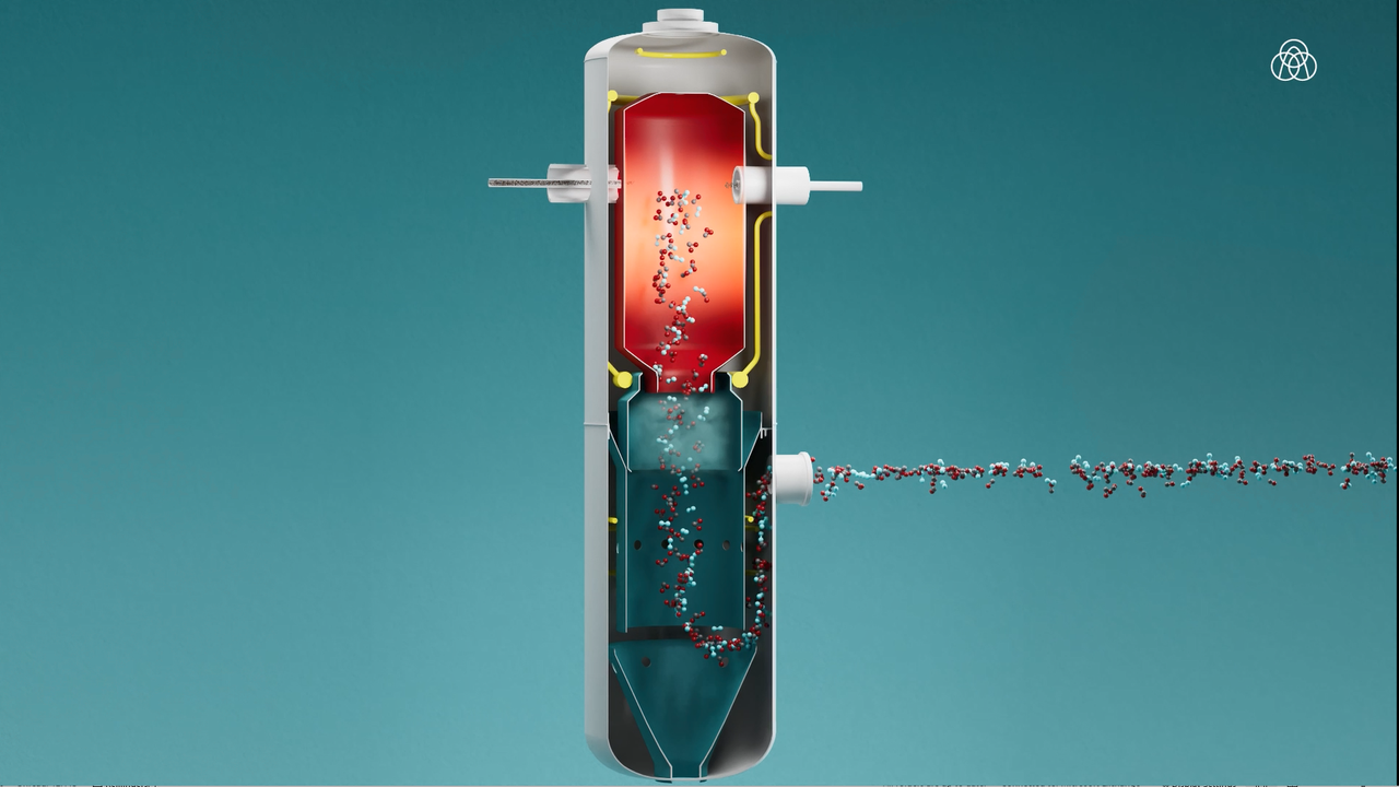 PRENFLO gasifier for solids gasification