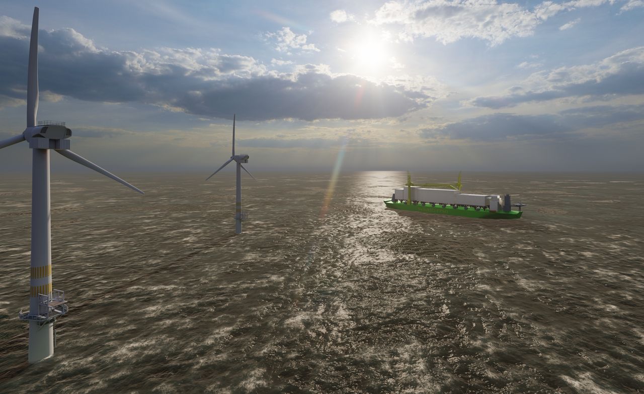 Floating Green Ammonia Plant