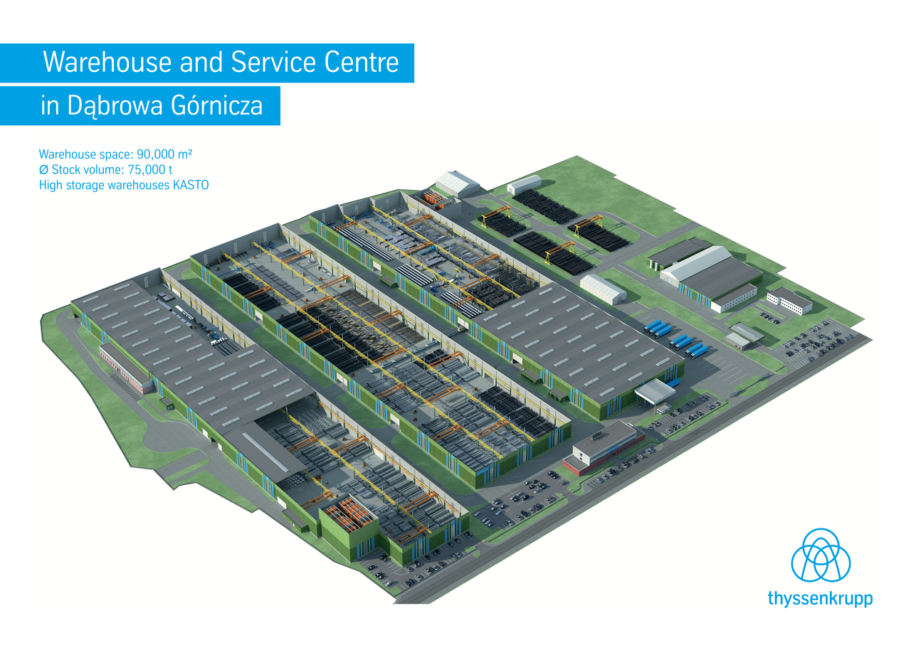Dąbrowa Górnicza warehouse and service centre
