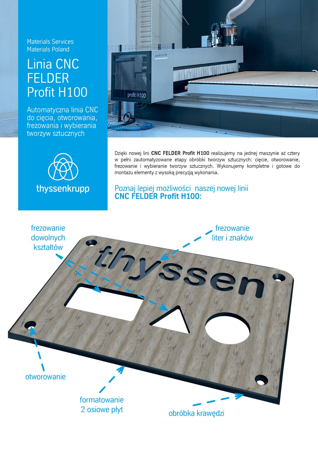CNC Felder Profit H100 