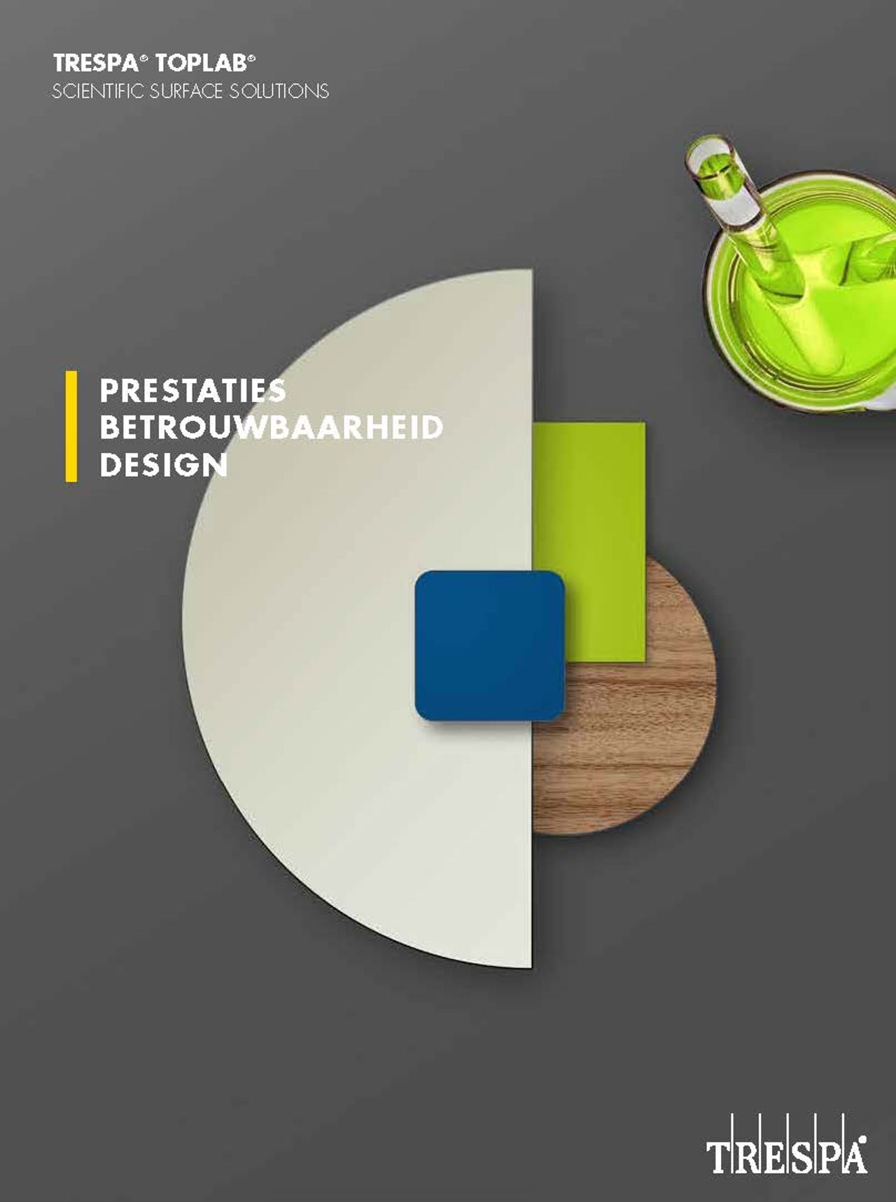 Afbeelding Cover brochure TRESPA® Toplab