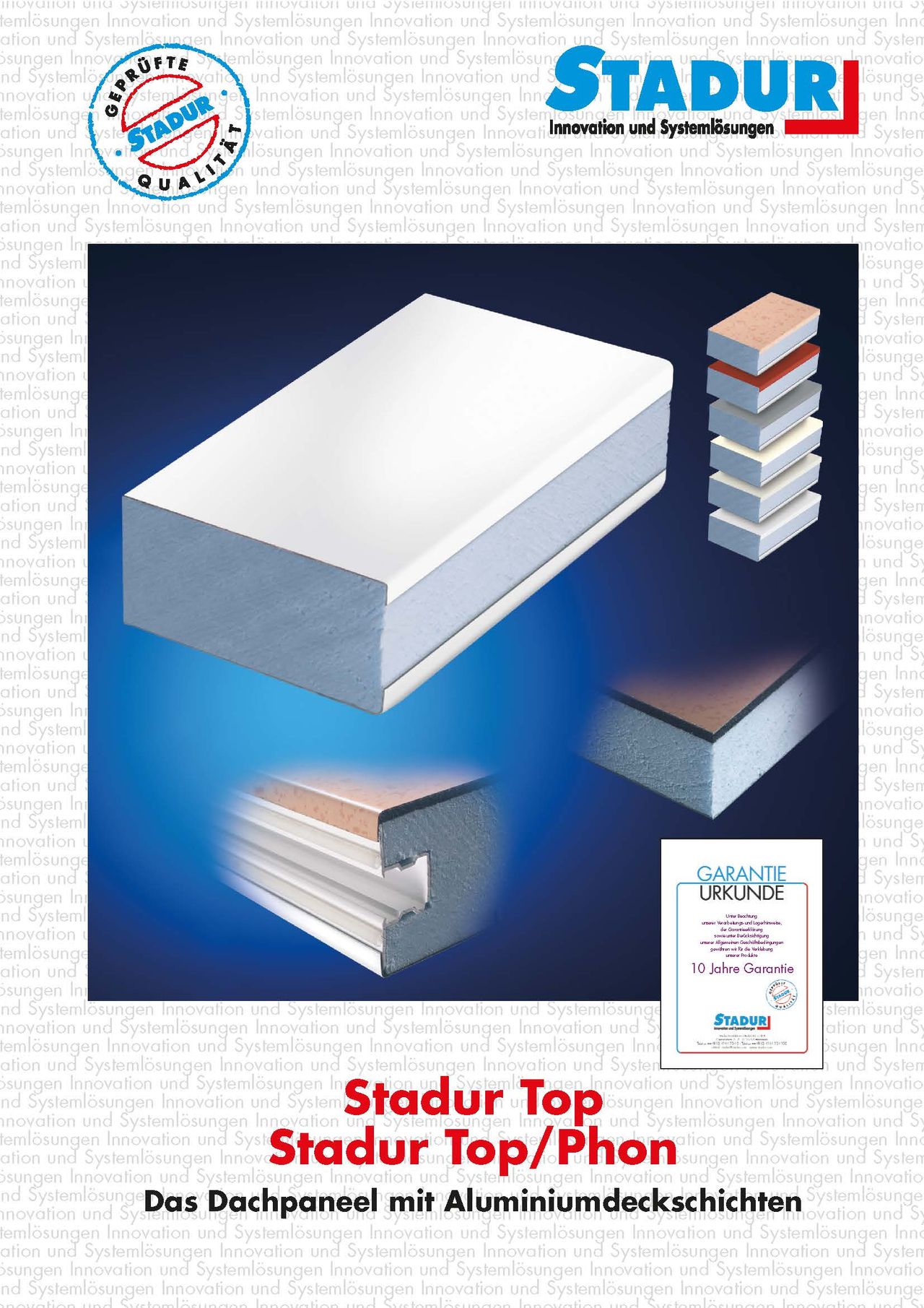 Brochure sandwichplaten