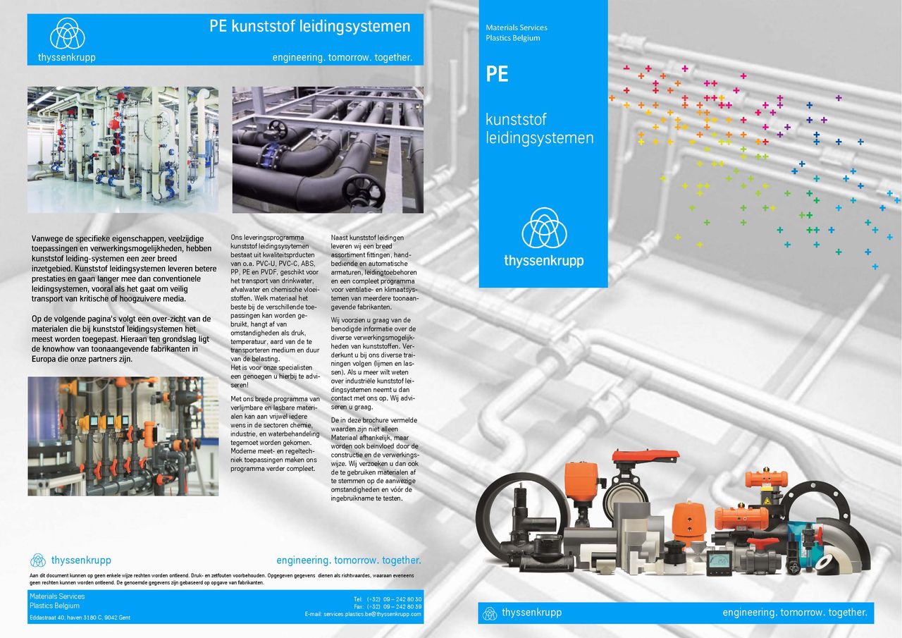 Afbeelding cover PE leidingsystemen brochure