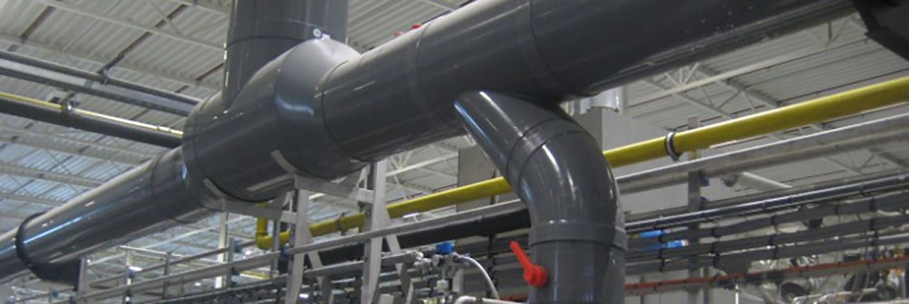 Afbeelding ventilatie leidingsystemen