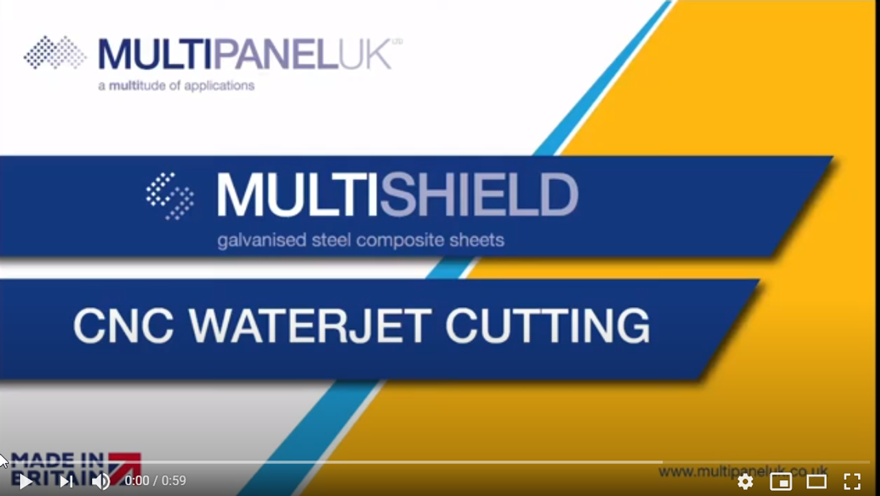 Afbeelding You Tube videa CNC Waterjet Cutting
