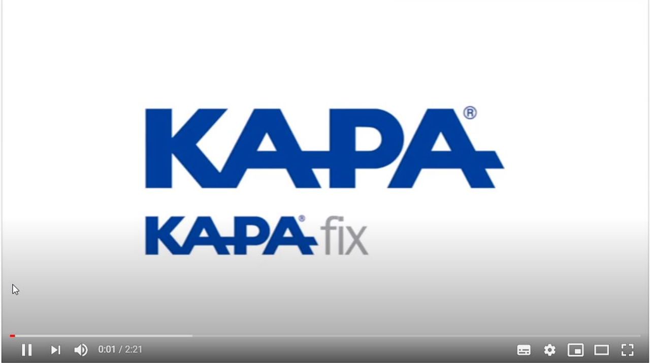 Afbeelding you tube KAPA® Fix