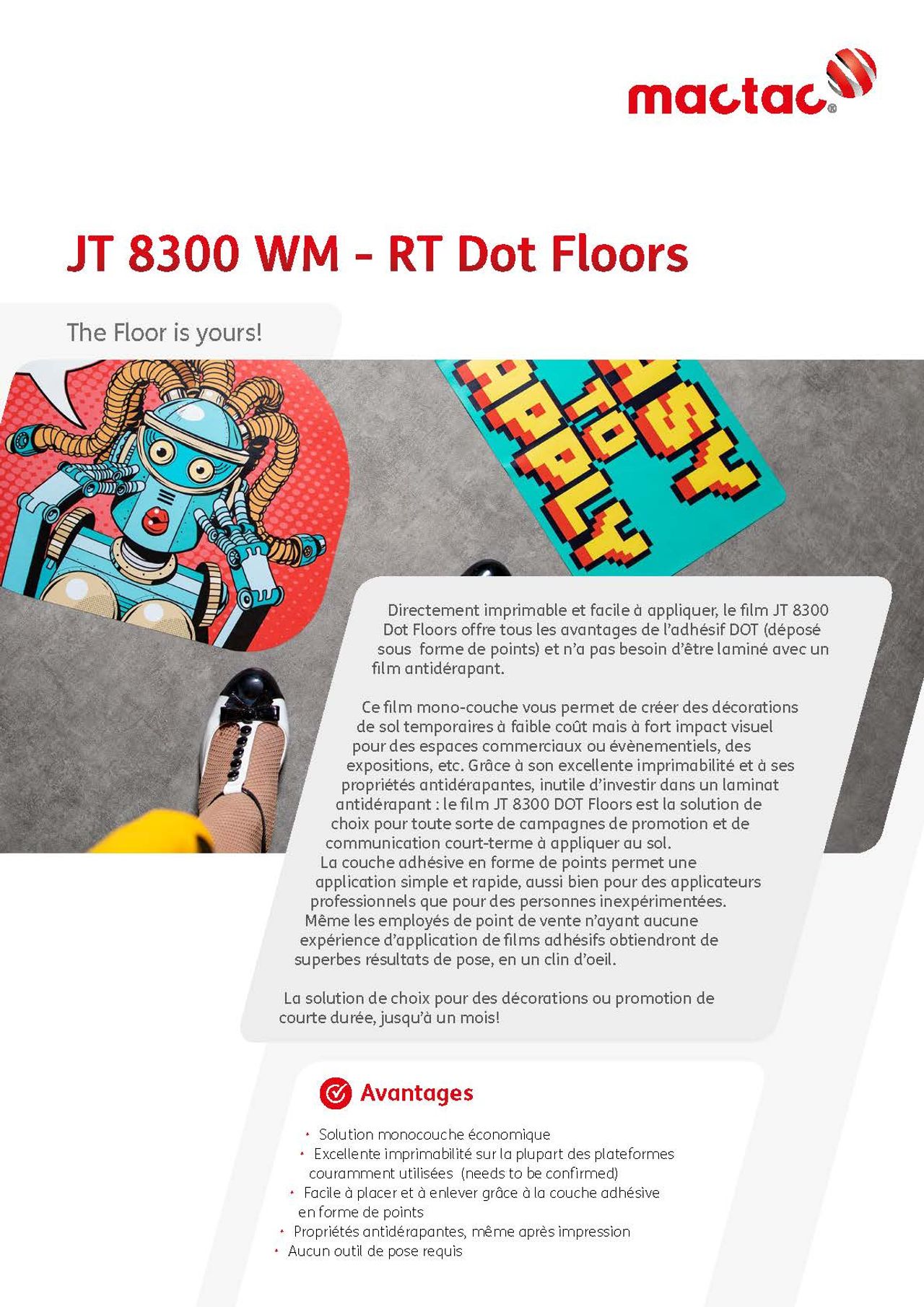 Afbeelding Cover Brochure JT 8300 WM-RT Dot Floors