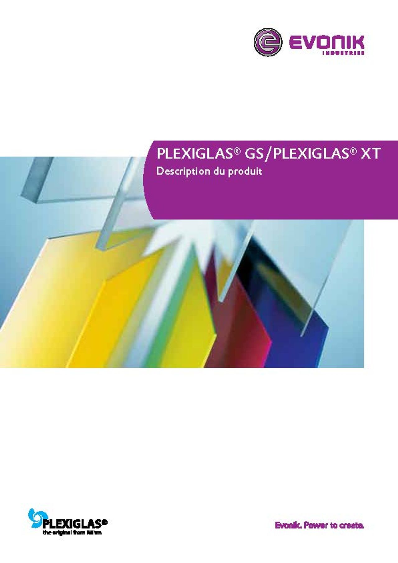 Afbeelding Cover Brochure PLEXIGLAS® GS