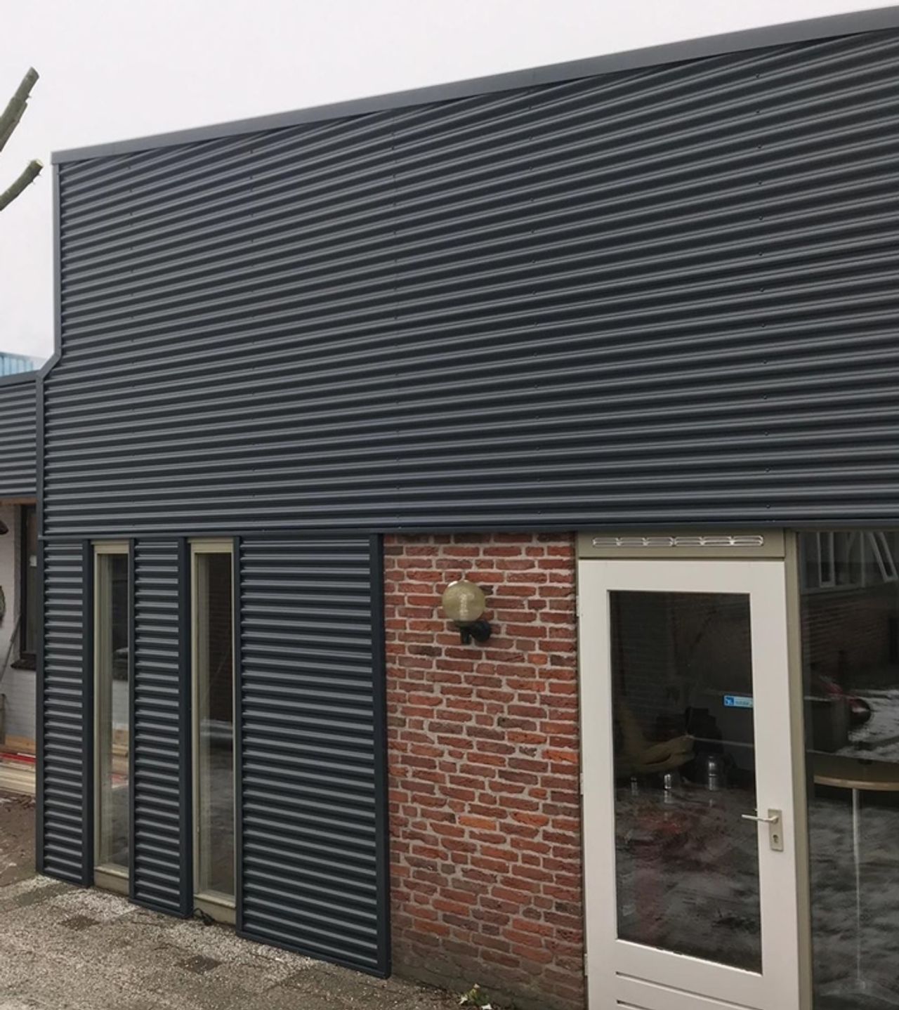 stalen golfplaten