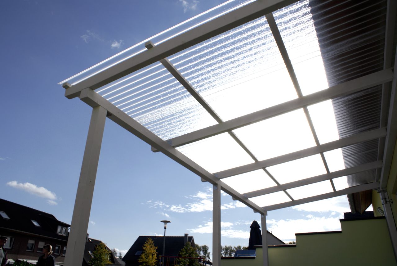 Overkapping golfplaten