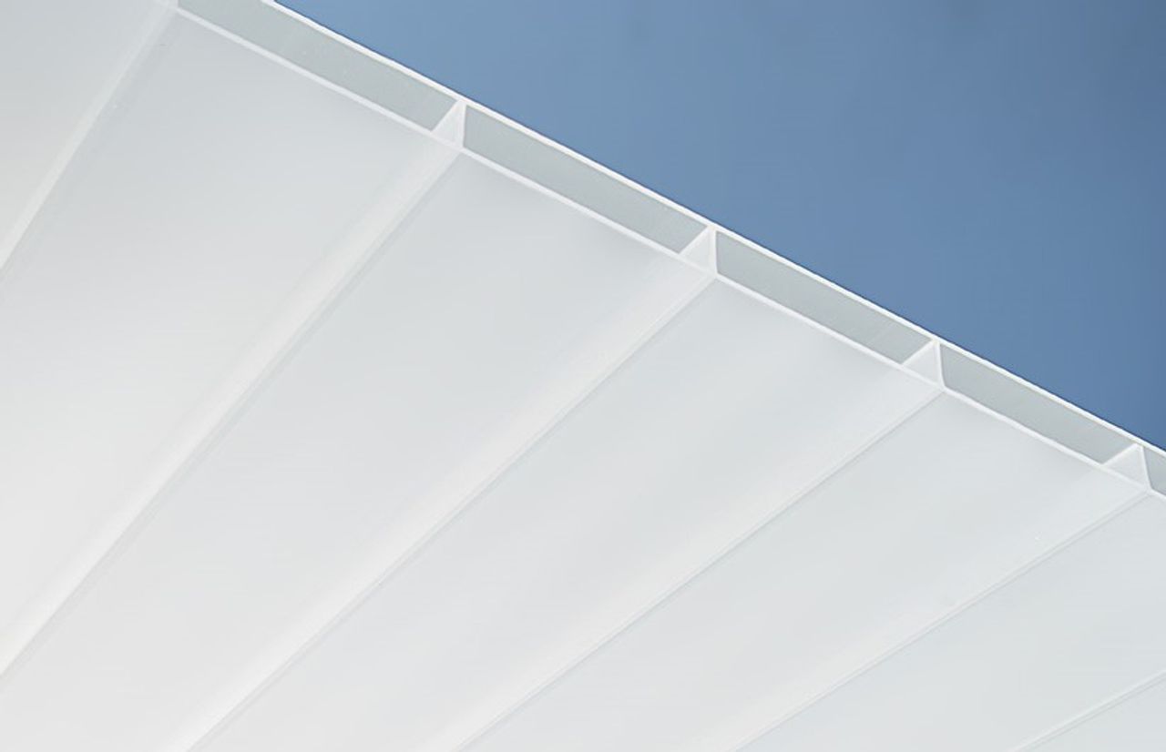 PLEXIGLAS® Kanaalplaten opaal