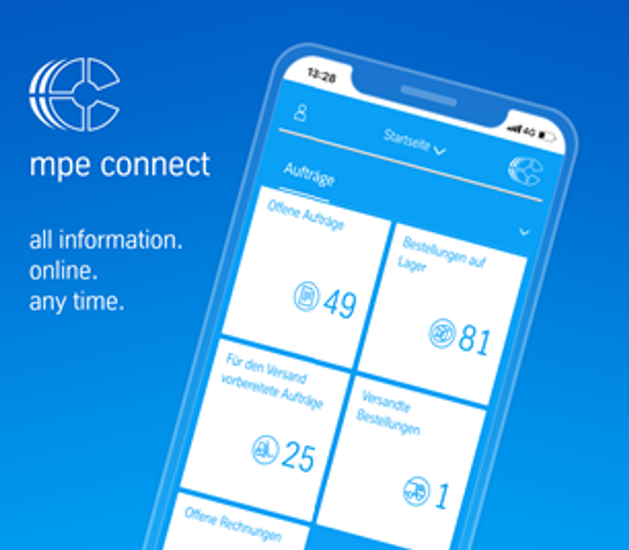 Use the application on your desktop or conveniently on the road