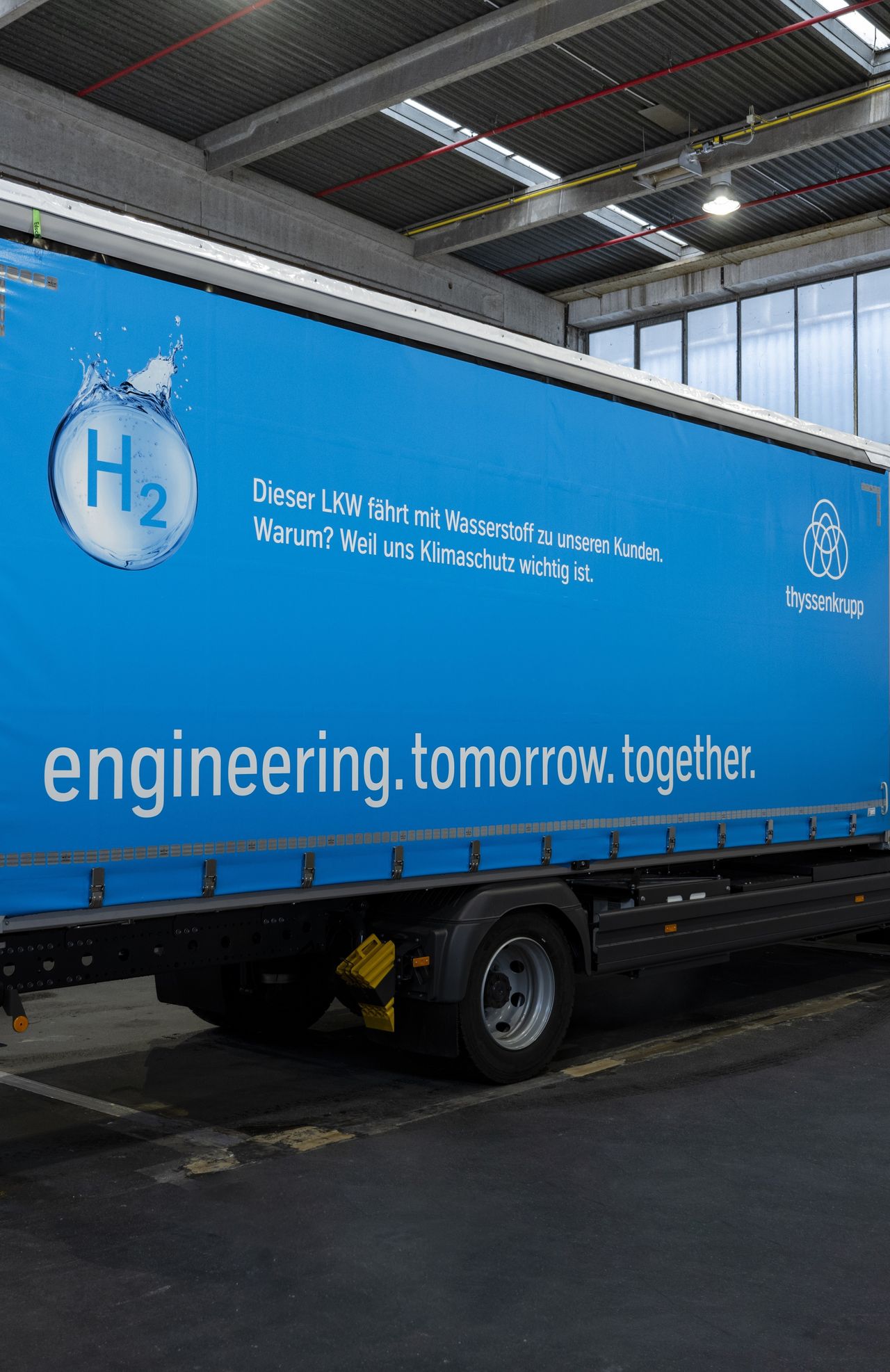 H2 truck of thyssenkrupp Plastics