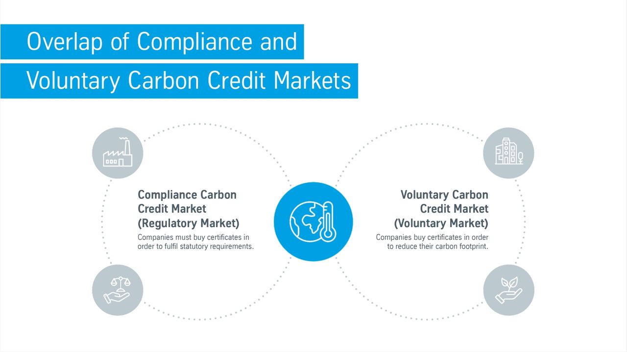 Overlap of Compliance and Voluntary Carbon Credit Markets