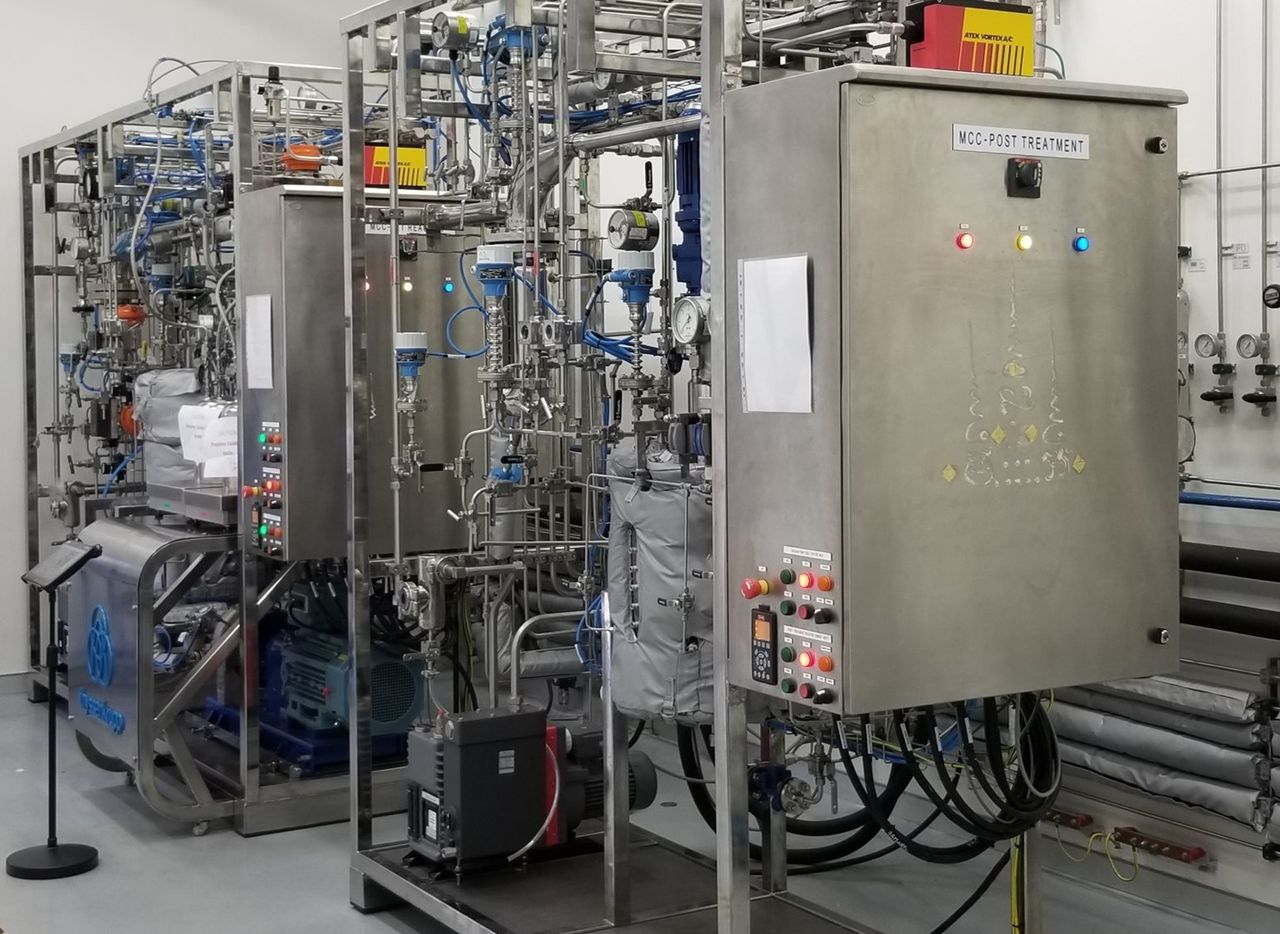 Jet Reactor, Post Treatment and Wiped Film Evaporator Pilot Plants at thyssenkrupp R&D Centre